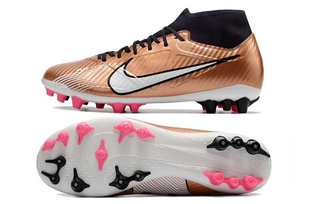 Nike Air Zoom Mercurial Superfly IX Academy AG dorado blanco